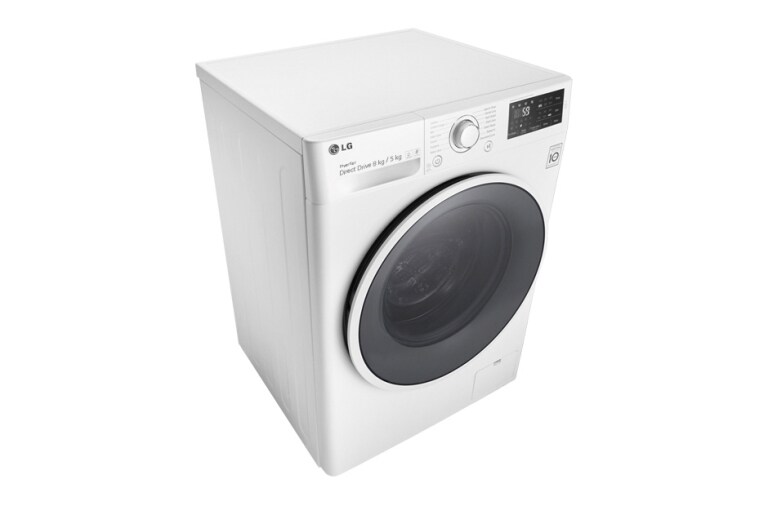 LG 8/5KG DURMAKSIZIN YIKAMA & KURUTMA, Yıkama Performansı: A+++ (- 40%), 8kg Yıkama, 5kg Kurutma, 1400 Devir, 10 Yıl 6 Motion Direct Drive Motor Garantisi, 22 Yıl VDE Onaylı Motor, Anti-alerjik, True Steam™, Smart Diagnosis™/Akıllı Teşhis, Eko Dry, F14U2TDHP1N