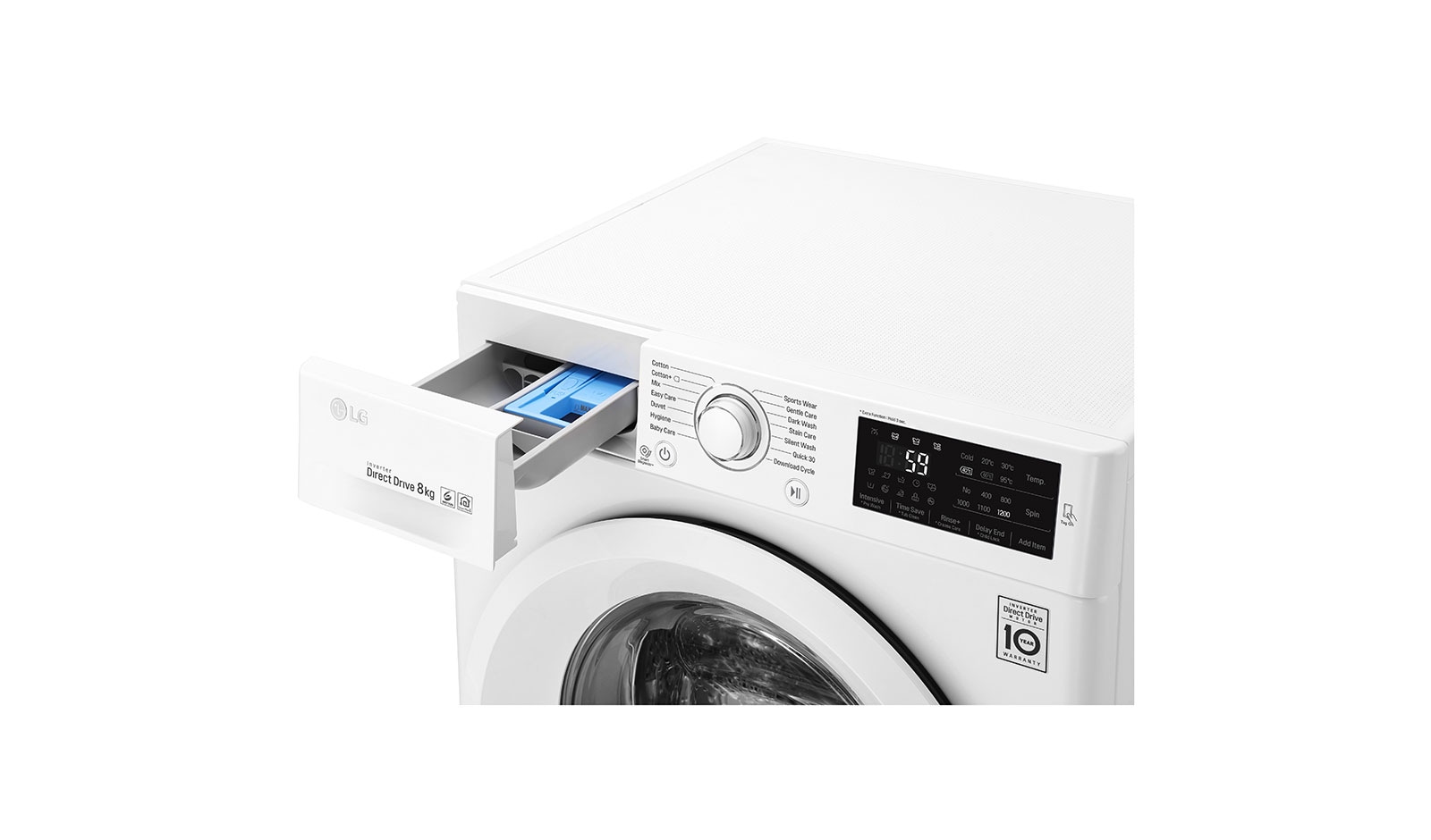 LG 8 Kg Yıkama "A+++(-40%)", 1200 Devir, NFC Akıllı Telefon İletişimi, Smart Diagnosis™, F2J5TNP3W