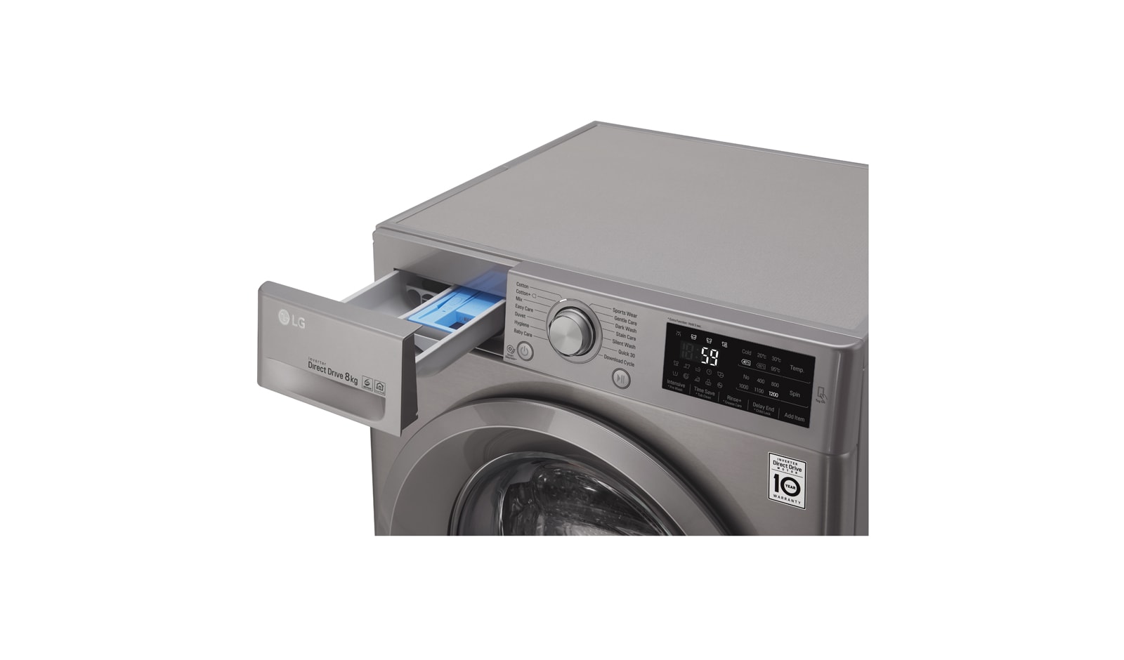 LG 8 Kg Yıkama "A+++(-40%)", 1200 Devir, NFC Akıllı Telefon Uygulaması, Smart Diagnosis™, F2J5TNP7S