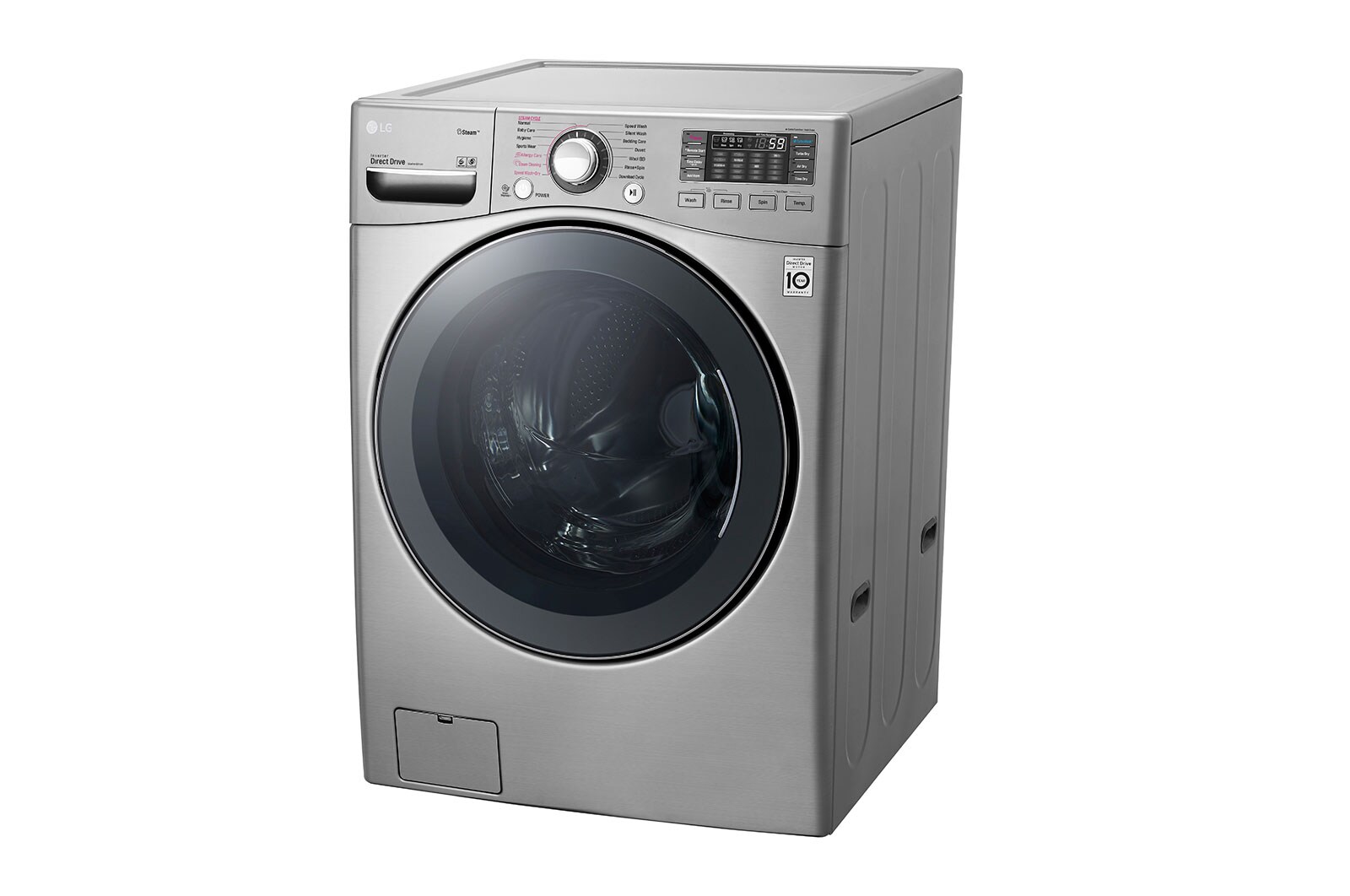 LG Kurutmalı Çamaşır Makinesi Buharlı 17 Kg Yıkama / 10 Kg Kurutma  TrueSteam WiFi  A+++ Enerji Sınıfı Metalik Gri, F2K2CHK2T