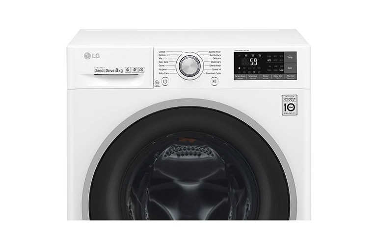 LG 8 Kg Yıkama "A+++(-40%)", 1400 Devir, TurboWash™, WiFi Kablosuz Uzaktan Bağlantı, F4J7TNP1W