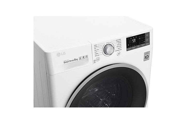 LG 8 Kg Yıkama "A+++(-40%)", 1400 Devir, TurboWash™, WiFi Kablosuz Uzaktan Bağlantı, F4J7TNP1W