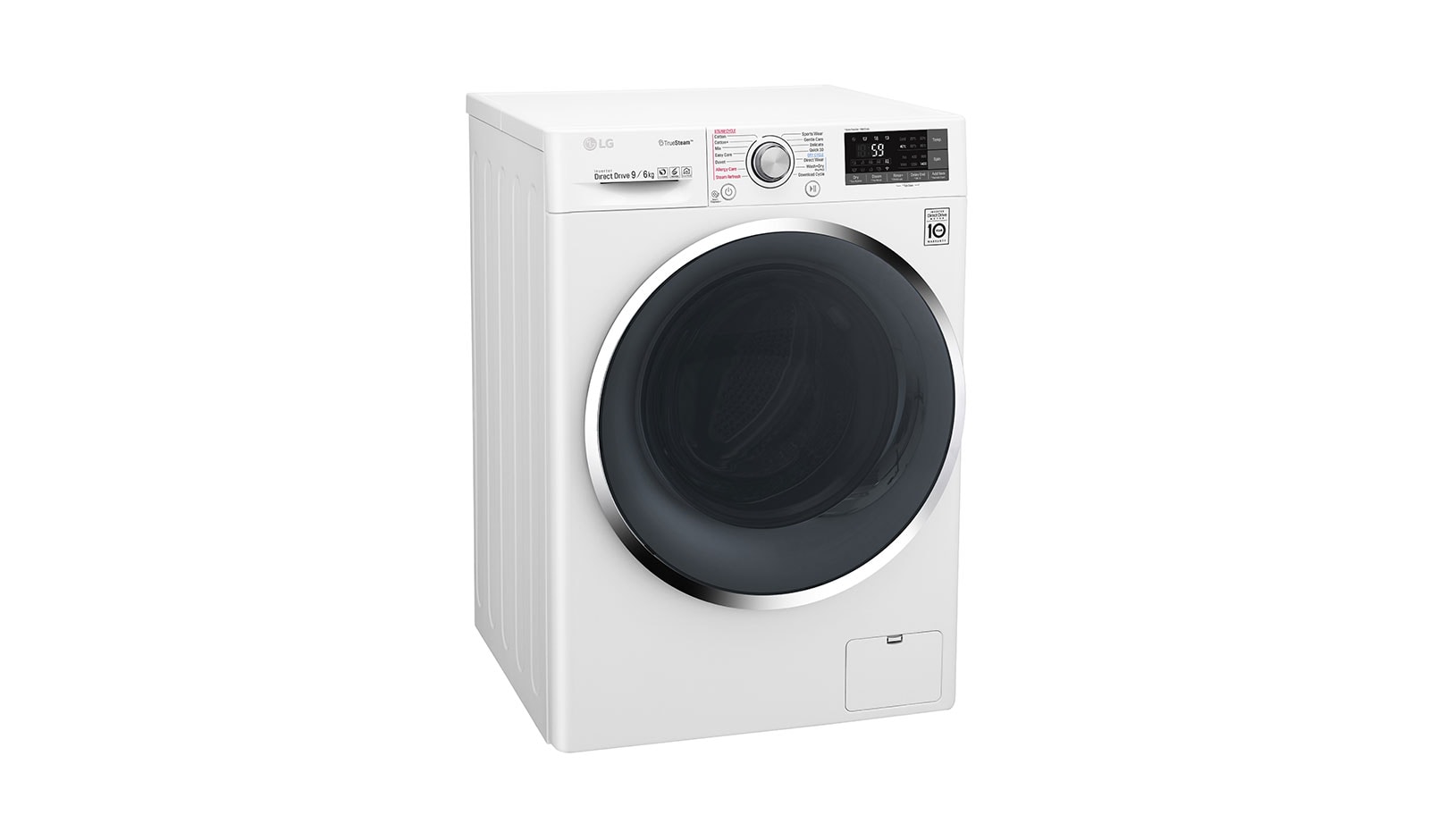 LG 9 Kg Yıkama + 6 Kg Kurutma "A+++(-40%)", 1400 Devir, Beyaz, TrueSteam™ Buhar, WiFi Kablosuz Uzaktan Bağlantı, F4J8FHP2W
