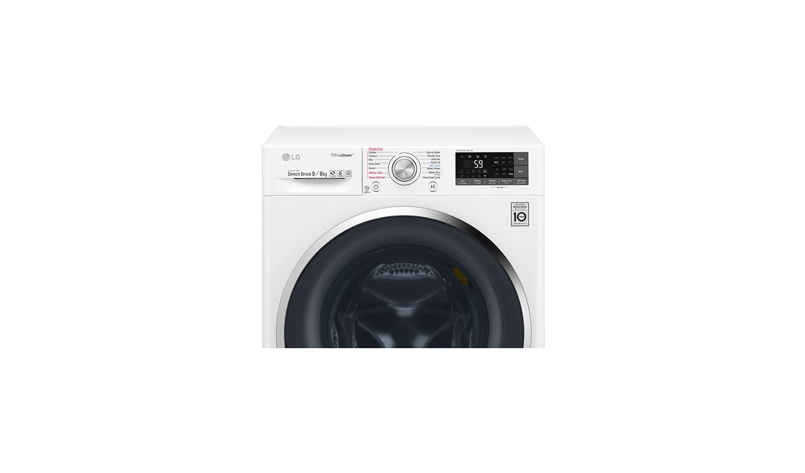LG 9 Kg Yıkama + 6 Kg Kurutma "A+++(-40%)", 1400 Devir, Beyaz, TrueSteam™ Buhar, WiFi Kablosuz Uzaktan Bağlantı, F4J8FHP2W