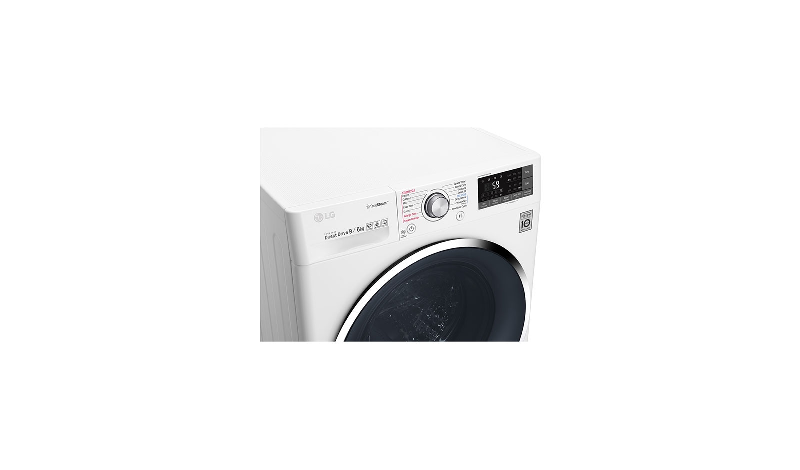 LG 9 Kg Yıkama + 6 Kg Kurutma "A+++(-40%)", 1400 Devir, Beyaz, TrueSteam™ Buhar, WiFi Kablosuz Uzaktan Bağlantı, F4J8FHP2W