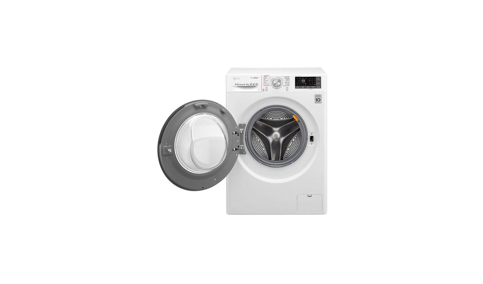 LG 9 Kg Yıkama + 6 Kg Kurutma "A+++(-40%)", 1400 Devir, Beyaz, TrueSteam™ Buhar, WiFi Kablosuz Uzaktan Bağlantı, F4J8FHP2W