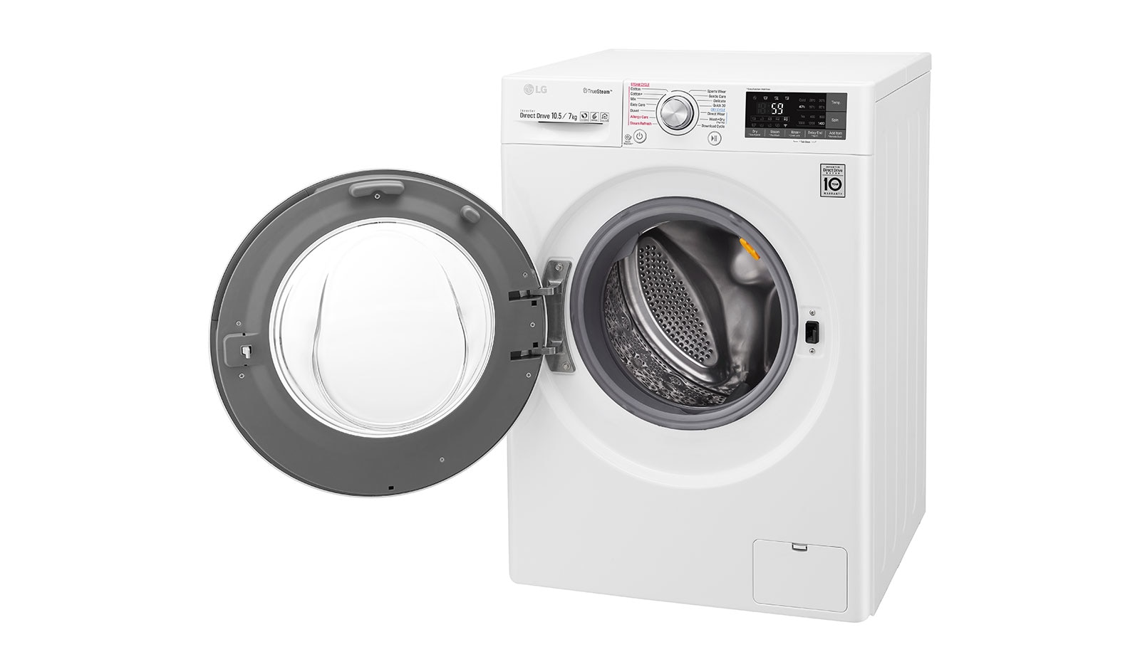 LG 10,5 Kg Yıkama + 7 Kg Kurutma "A+++(-40%)", 1400 Devir, TrueSteam™ Buhar, WiFi Kablosuz Uzaktan Bağlantı, F4J8JHP2W