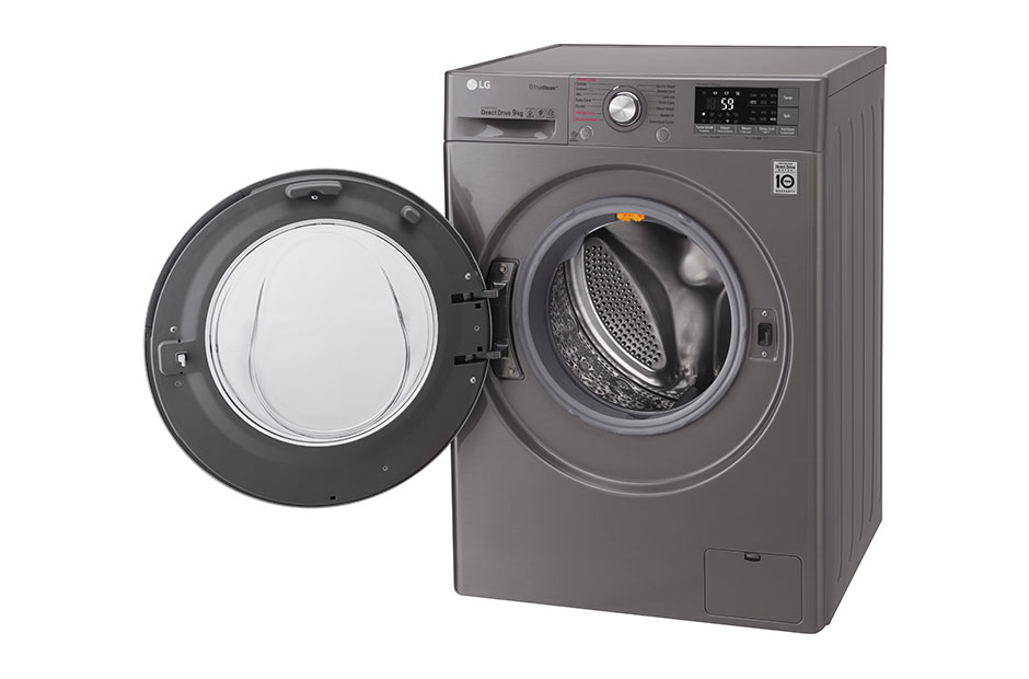 LG 9 Kg Yıkama "A+++(-30%)", 1400 Devir, TrueSteam™ Buhar, WiFi Kablosuz Uzaktan Bağlanma, TurboWash™, F4J8VSP2S