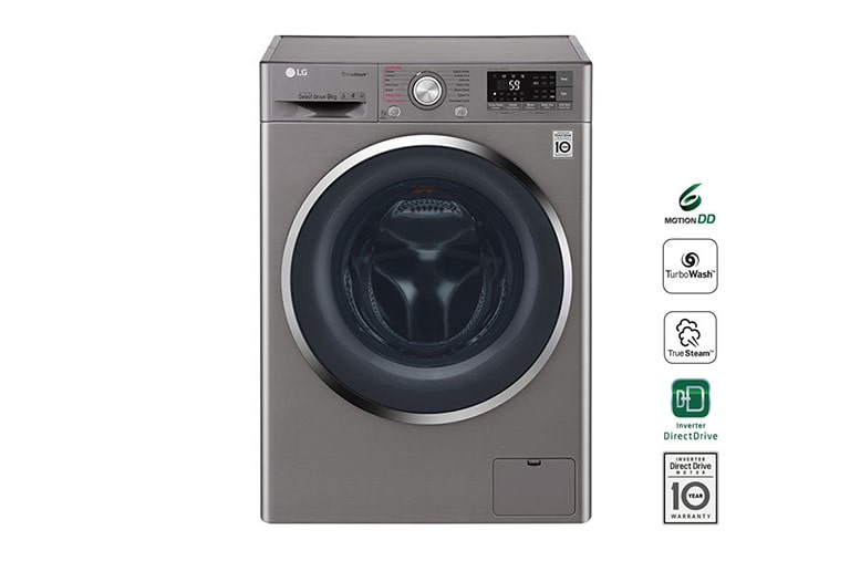 9 Kg Yıkama &#34;A&#43;&#43;&#43;(-30%)&#34;, 1400 Devir, TrueSteam™ Buhar, WiFi Kablosuz Uzaktan Bağlanma, TurboWash™ F4J8VSP2S için önden görünüm