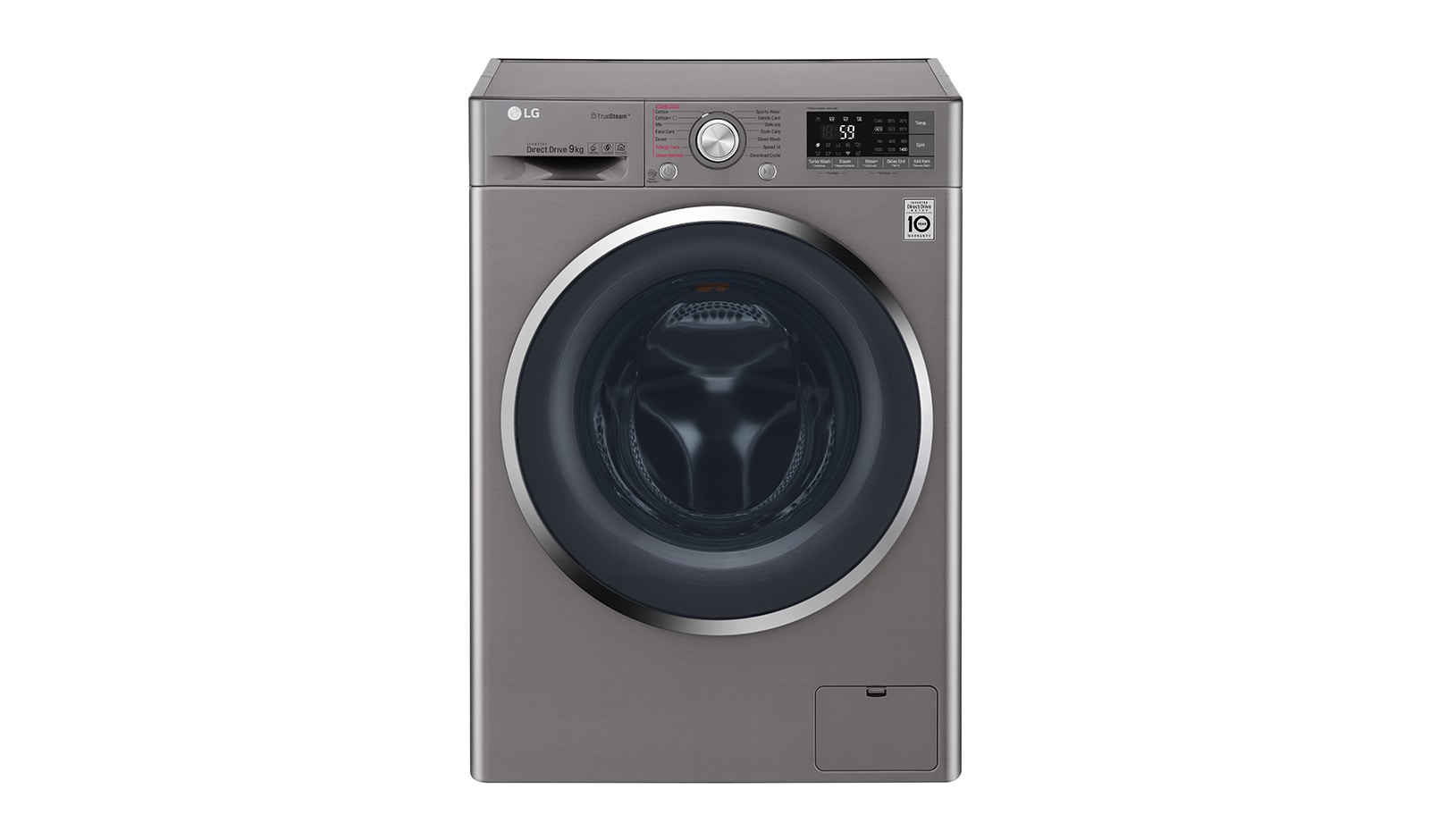 9 Kg Yıkama &#34;A&#43;&#43;&#43;(-30%)&#34;, 1400 Devir, TrueSteam™ Buhar, WiFi Kablosuz Uzaktan Bağlanma, TurboWash™ F4J8VSP2S için önden görünüm