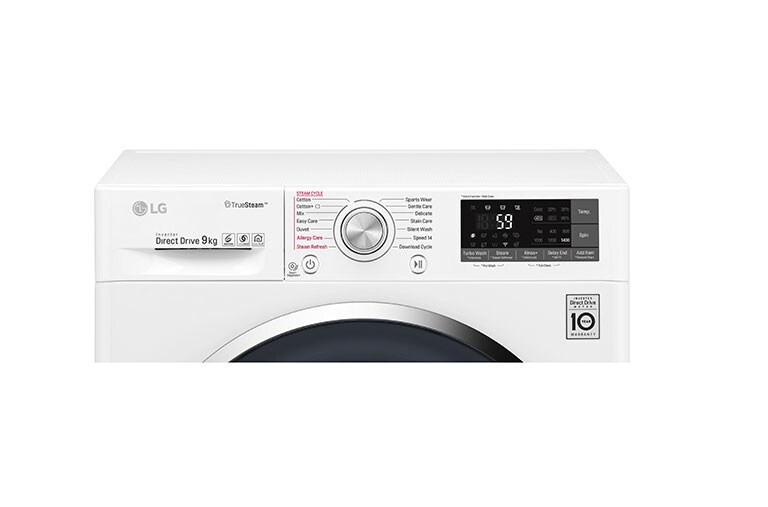 LG 9 Kg Yıkama "A+++(-30%)", 1400 Devir, TrueSteam™ Buhar, WiFi Kablosuz Uzaktan Bağlantı, TurboWash™, F4J8VSP2W