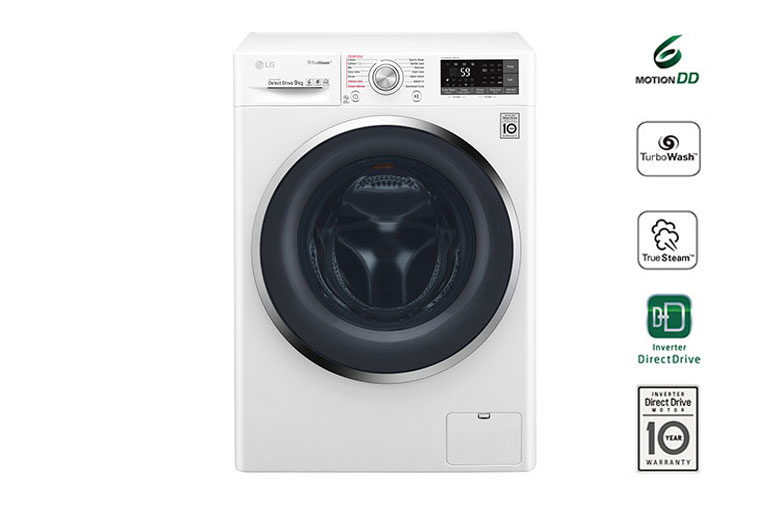 9 Kg Yıkama &#34;A&#43;&#43;&#43;(-30%)&#34;, 1400 Devir, TrueSteam™ Buhar, WiFi Kablosuz Uzaktan Bağlantı, TurboWash™ F4J8VSP2W için önden görünüm