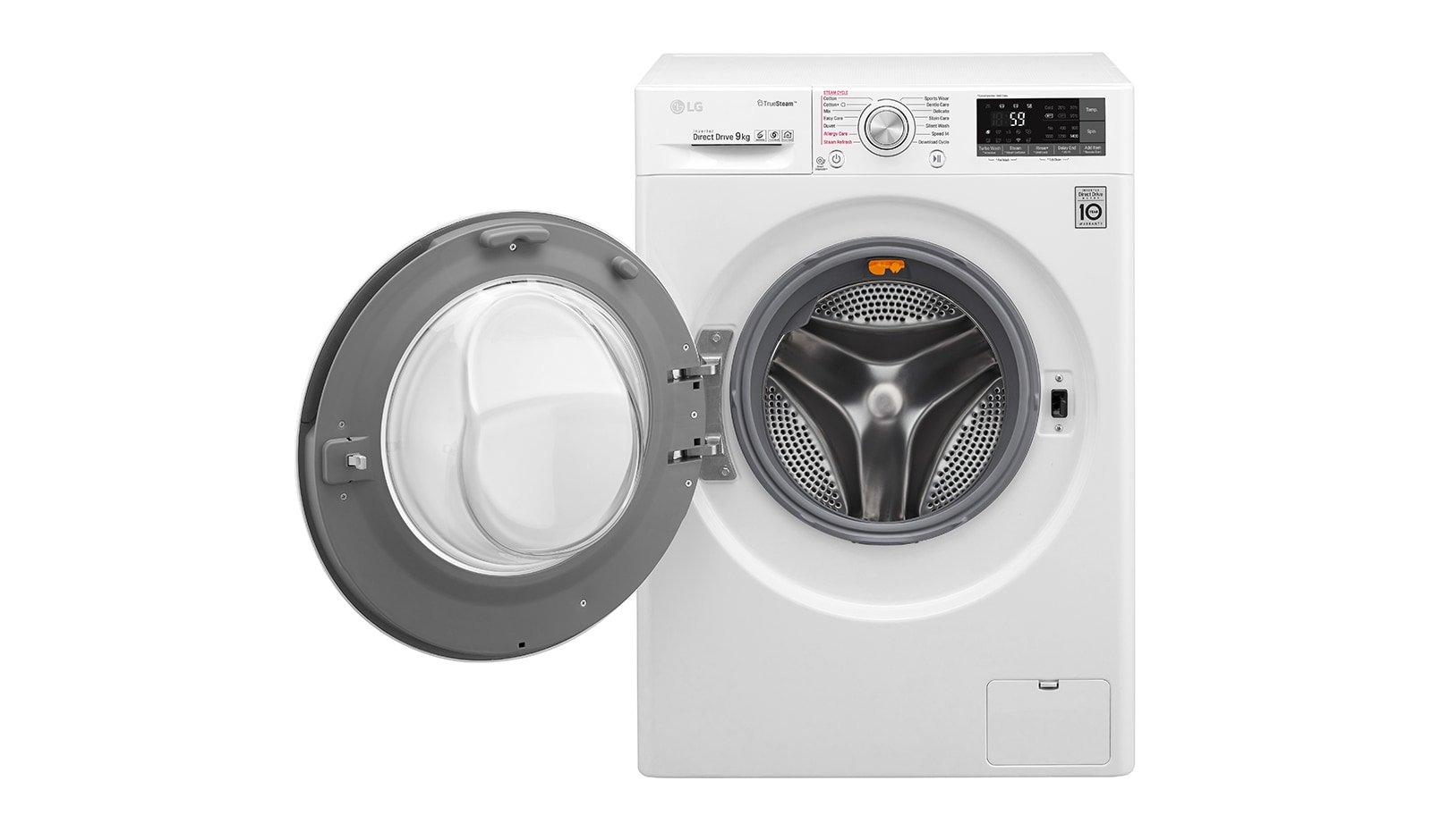 LG 9 Kg Yıkama "A+++(-30%)", 1400 Devir, TrueSteam™ Buhar, WiFi Kablosuz Uzaktan Bağlantı, TurboWash™, F4J8VSP2W