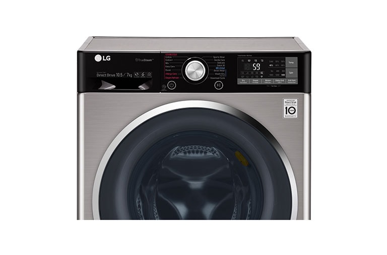 LG 10,5 Kg Yıkama + 7 Kg Kurutma "A+++(-40%)", 1400 Devir, TrueSteam™ Buhar, WiFi Kablosuz Uzaktan Bağlantı, F4J9JHP2T