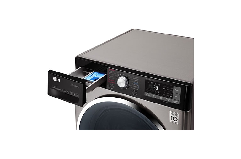 LG 10,5 Kg Yıkama + 7 Kg Kurutma "A+++(-40%)", 1400 Devir, TrueSteam™ Buhar, WiFi Kablosuz Uzaktan Bağlantı, F4J9JHP2T