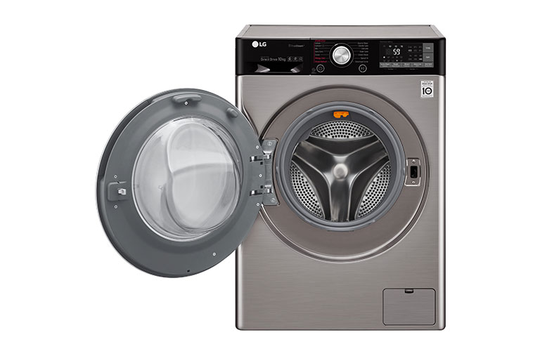 LG 10kg Yıkama "A+++(-40%)", 1400 Devir, TrueSteam™ Buhar, WiFi Kablosuz Uzaktan Bağlantı, TurboWash™, F4J9JSP2T