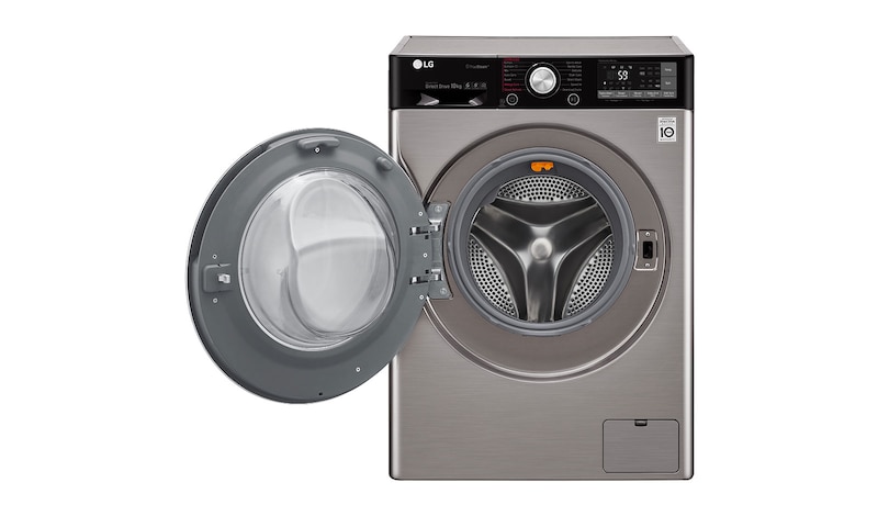 LG 10kg Yıkama "A+++(-40%)", 1400 Devir, TrueSteam™ Buhar, WiFi Kablosuz Uzaktan Bağlantı, TurboWash™, F4J9JSP2T