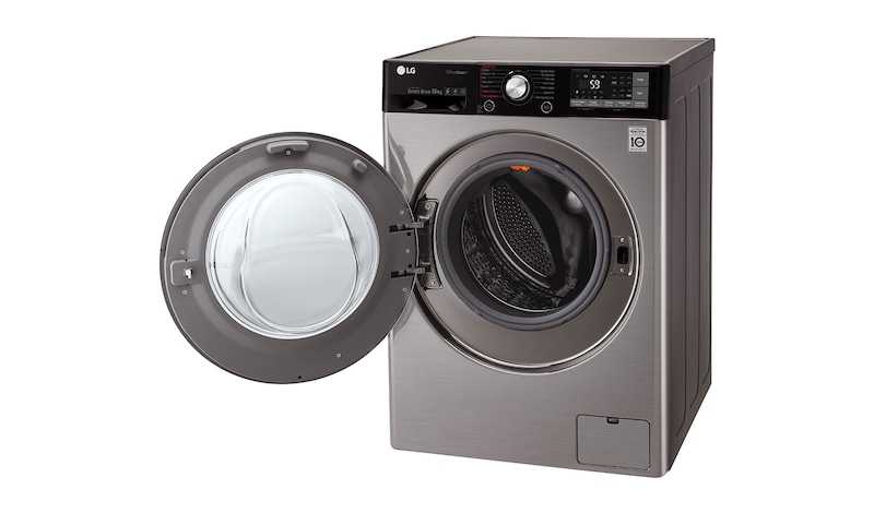 LG 10kg Yıkama "A+++(-40%)", 1400 Devir, TrueSteam™ Buhar, WiFi Kablosuz Uzaktan Bağlantı, TurboWash™, F4J9JSP2T