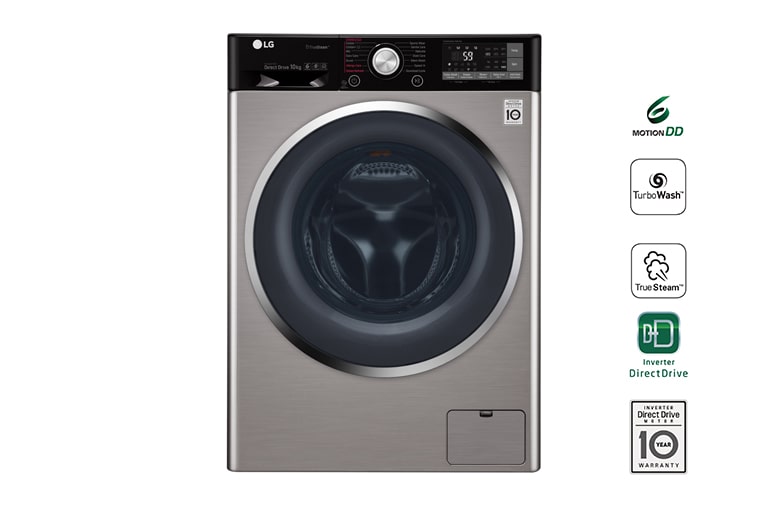 10kg Yıkama &#34;A&#43;&#43;&#43;(-40%)&#34;, 1400 Devir, TrueSteam™ Buhar, WiFi Kablosuz Uzaktan Bağlantı, TurboWash™ F4J9JSP2T için önden görünüm