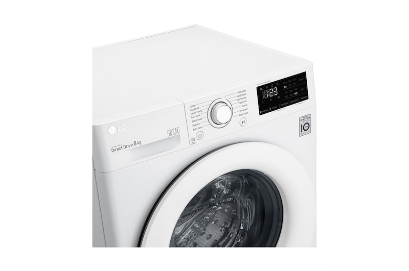 LG Çamaşır Makinesi 8 Kg Yıkama 1400 Devir D Enerji Sınıfı Beyaz, F4R3TYW3WE