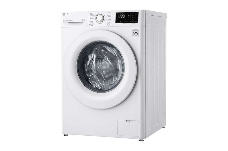 LG Çamaşır Makinesi 8 Kg Yıkama 1400 Devir D Enerji Sınıfı Beyaz, F4R3TYW3WE