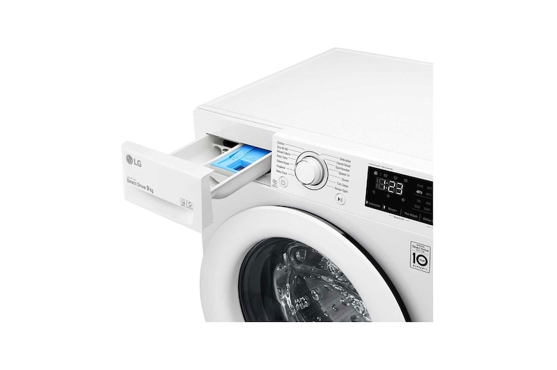 LG Çamaşır Makinesi 9 Kg Yıkama 1400 Devir D Enerji Sınıfı Beyaz, F4R3VYW3WE