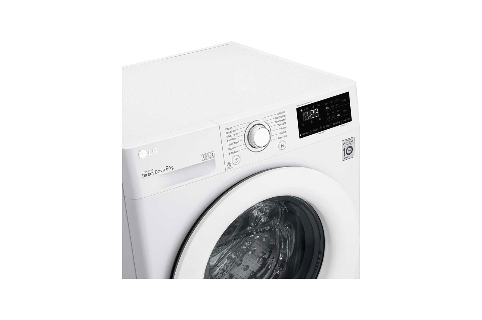 LG Çamaşır Makinesi 9 Kg Yıkama 1400 Devir D Enerji Sınıfı Beyaz, F4R3VYW3WE