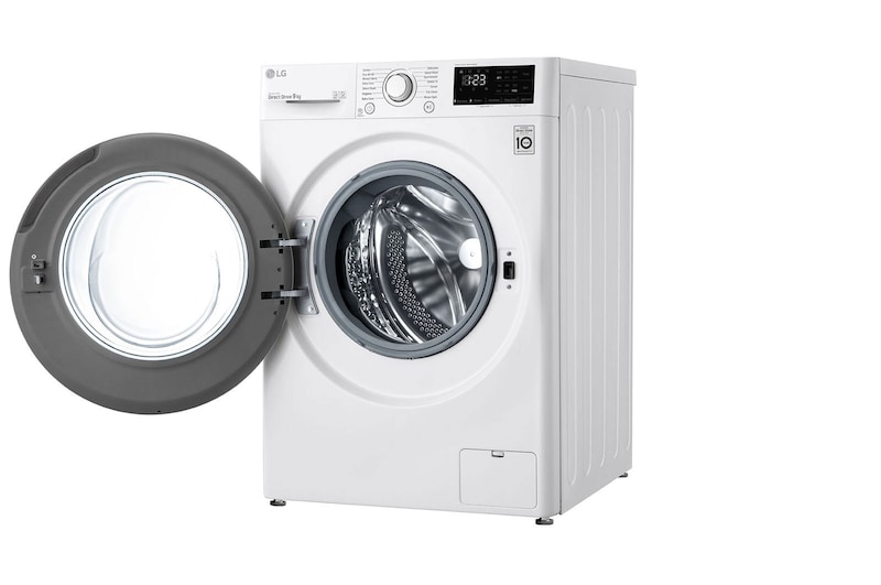 LG Çamaşır Makinesi 9 Kg Yıkama 1400 Devir D Enerji Sınıfı Beyaz, F4R3VYW3WE