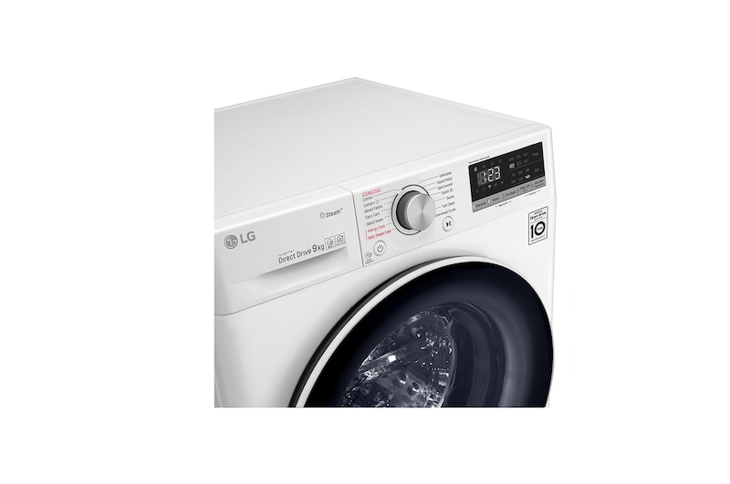 LG Çamaşır Makinesi 9 Kg Yıkama 1400 Devir Buharlı Steam™ WiFi D Enerji Sınıfı Beyaz, F4R5VYW0W