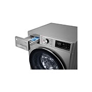 LG Çamaşır Makinesi 9 Kg Yıkama  1400 Devir Buharlı Steam™  WiFi D Enerji Metalik Gri, F4R5VYW2T
