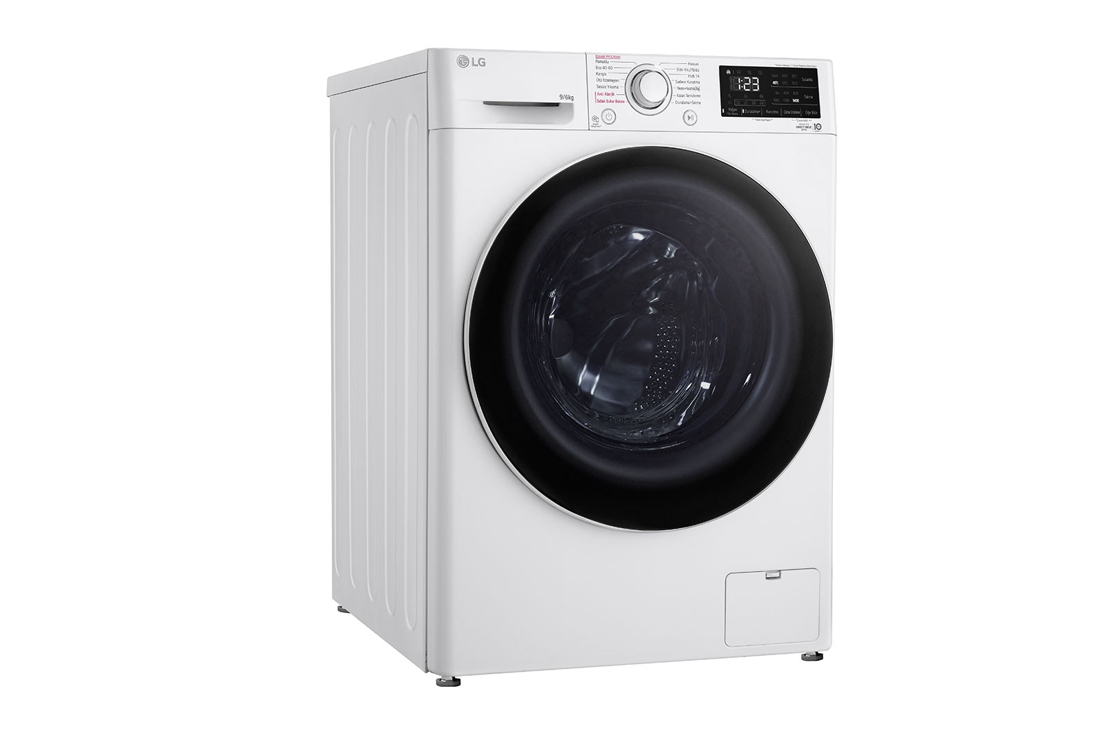 LG AI Direct Drive™ ve Steam+™ özellikli 9/6 kg Önden Yüklemeli Çamaşır ve Kurutma Makinesi, F4V3VRW0WE