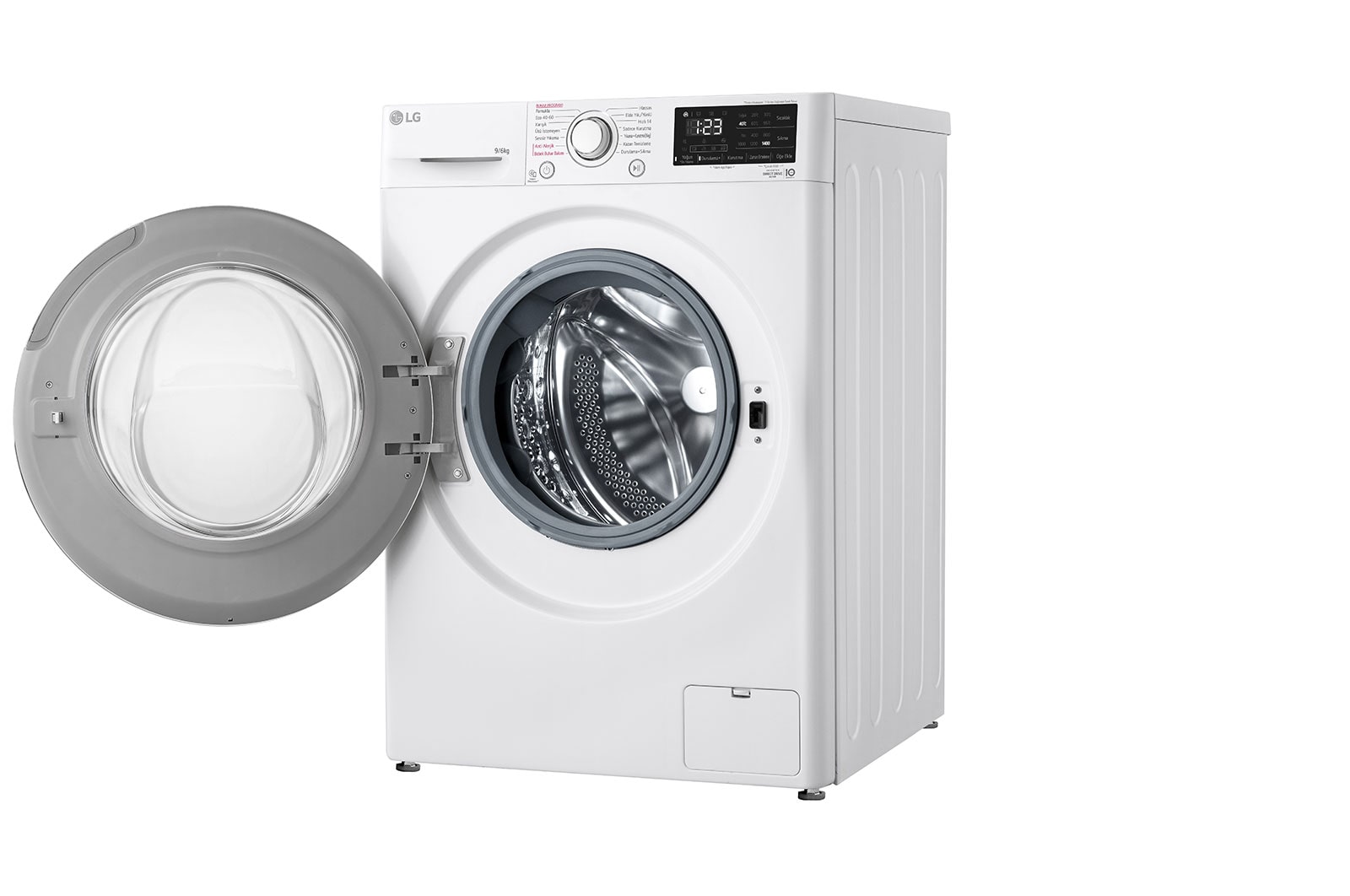 LG AI Direct Drive™ ve Steam+™ özellikli 9/6 kg Önden Yüklemeli Çamaşır ve Kurutma Makinesi, F4V3VRW0WE