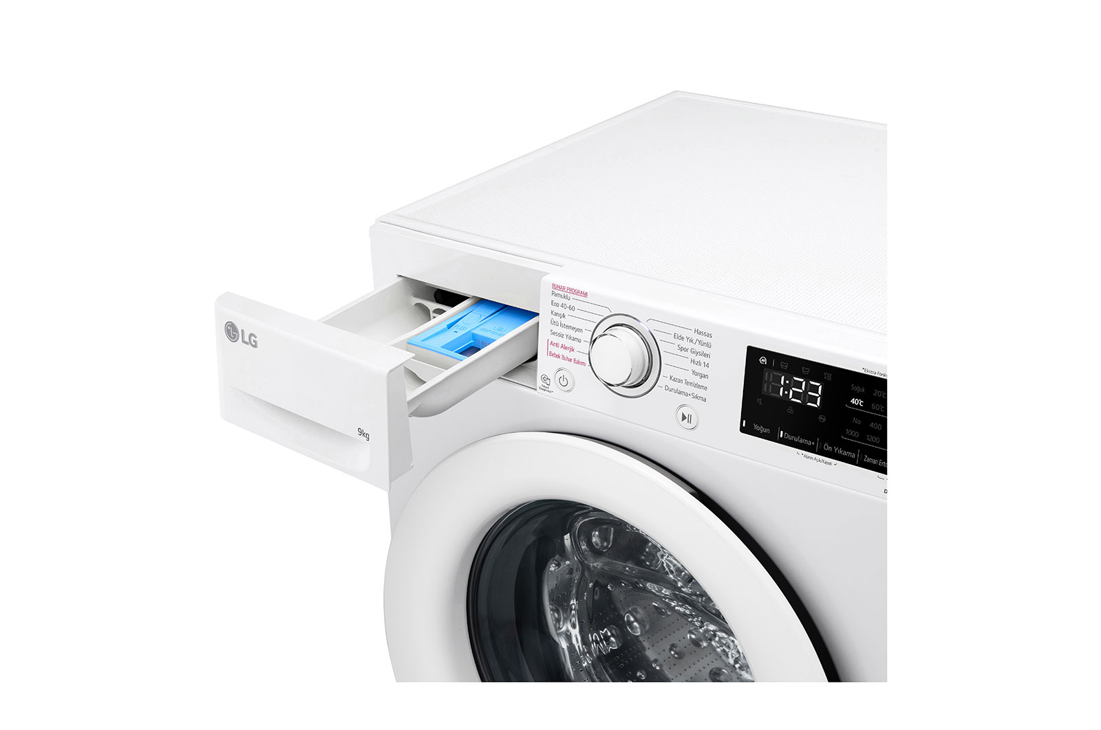 LG Çamaşır Makinesi | 9 Kg Yıkama Kapasitesi, F4V3VYW3WE