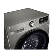 LG Çamaşır Makinesi | 9 Kg Yıkama Kapasitesi | 1400 Devir | Buharlı Steam™ | B Enerji Sınıfı | Metalik Gri Renk, F4V3VYWKPE