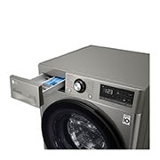 LG Çamaşır Makinesi | 9 Kg Yıkama Kapasitesi | 1400 Devir | Buharlı Steam™ | B Enerji Sınıfı | Metalik Gri Renk, F4V3VYWKPE