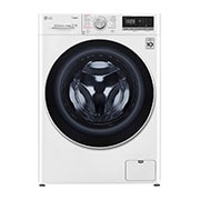 Çamaşır Makinesi 10,5 Kg Yıkama 1400 Devir Buharlı AI DD™ Wi-Fi B Enerji Sınıfı Beyaz F4V5RYP0W için önden görünüm