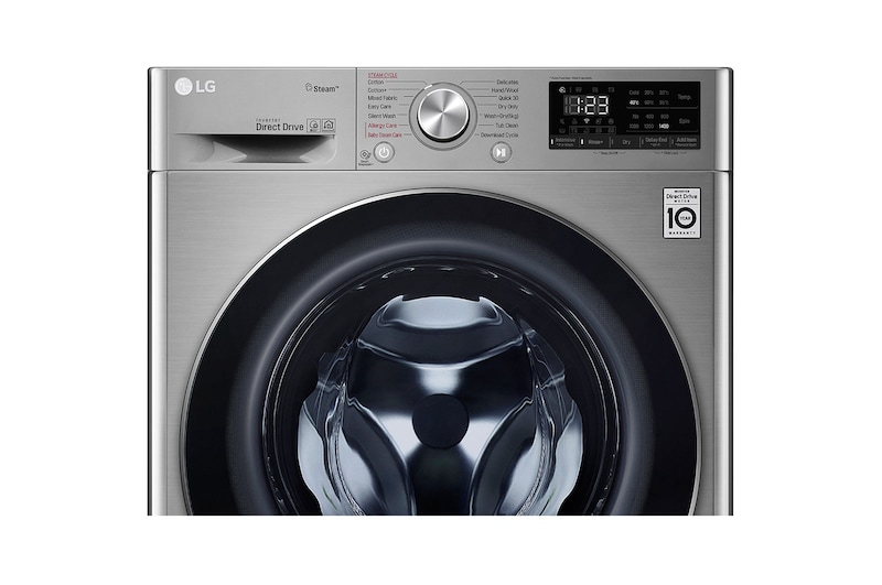 LG 9 Kg Yıkama, 6 Kg Kurutma ,A , 1400 Devir, Buharlı, AI DD™ ,Wi-Fi, F4V5VGP2T