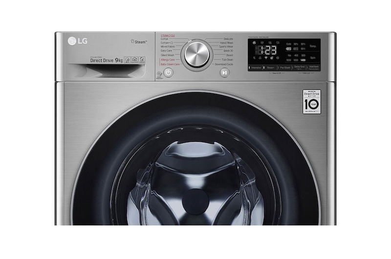 LG 9 Kg Yıkama "A+++(-40%)", 1400 Devir, Steam™ Buhar, WiFi , AI DD™, F4V5VYP2T