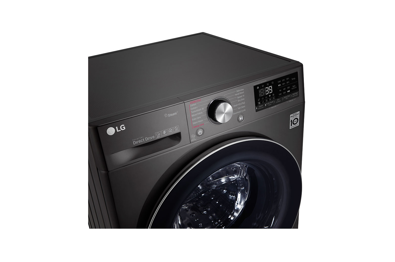 LG Kurutmalı Çamaşır Makinesi 10,5 Kg Yıkama / 7 Kg  1400 Devir  Buharlı TurboWash360 Wi-Fi, F4V9RCP2E