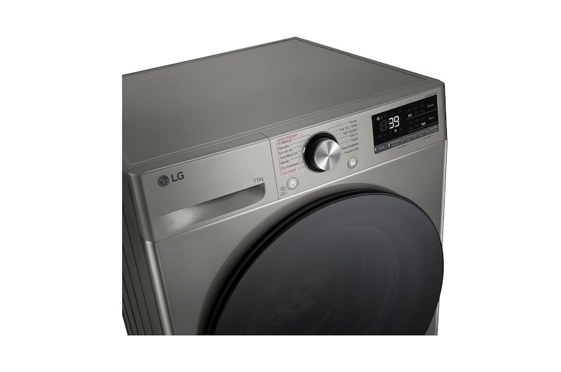 LG Çamaşır Makinesi | 6 Hareketli |  AI DD™ | Wi-Fi | Buhar Özellikli | Gümüş Gri Renk, F4Y7EYWYP