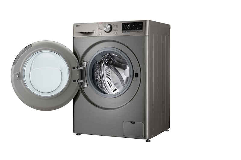 LG Çamaşır Makinesi | 6 Hareketli |  AI DD™ | Wi-Fi | Buhar Özellikli | Gümüş Gri Renk, F4Y7EYWYP