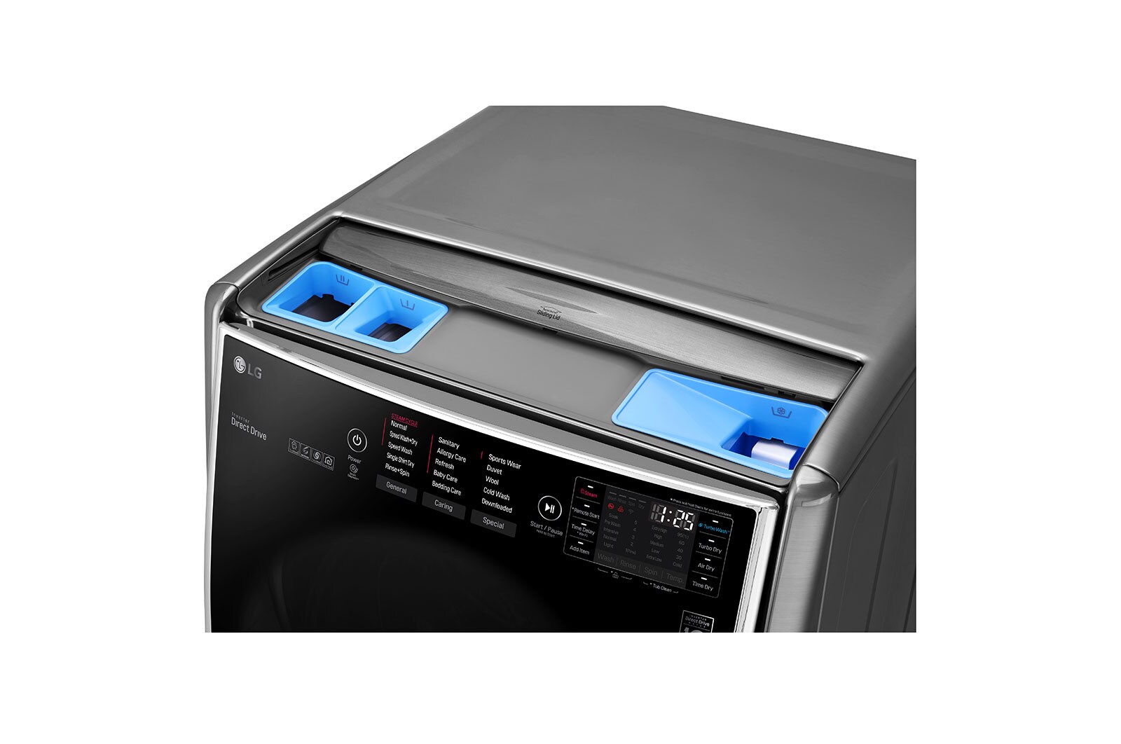 LG TWINWash™ Aynı Anda 2 Farklı Yıkama, Ana Makine: 17Kg Yıkama+10Kg Kurutma, FH0C9CDHK7