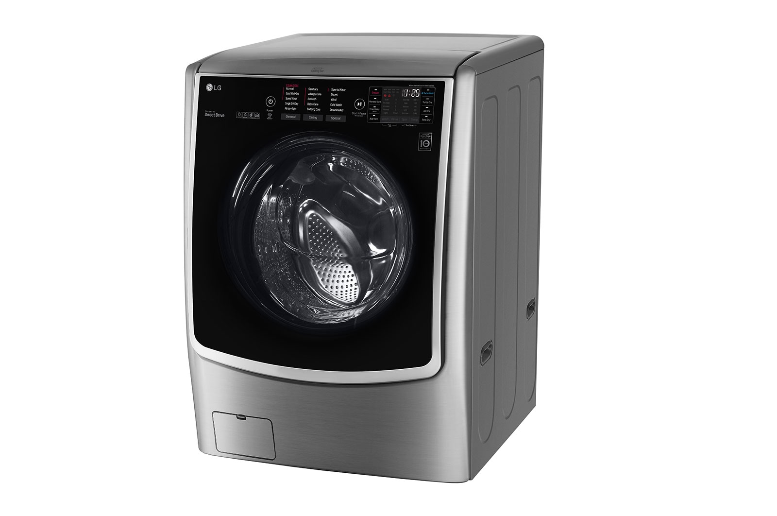 LG TWINWash™ Aynı Anda 2 Farklı Yıkama, Ana Makine: 17Kg Yıkama+10Kg Kurutma, FH0C9CDHK7