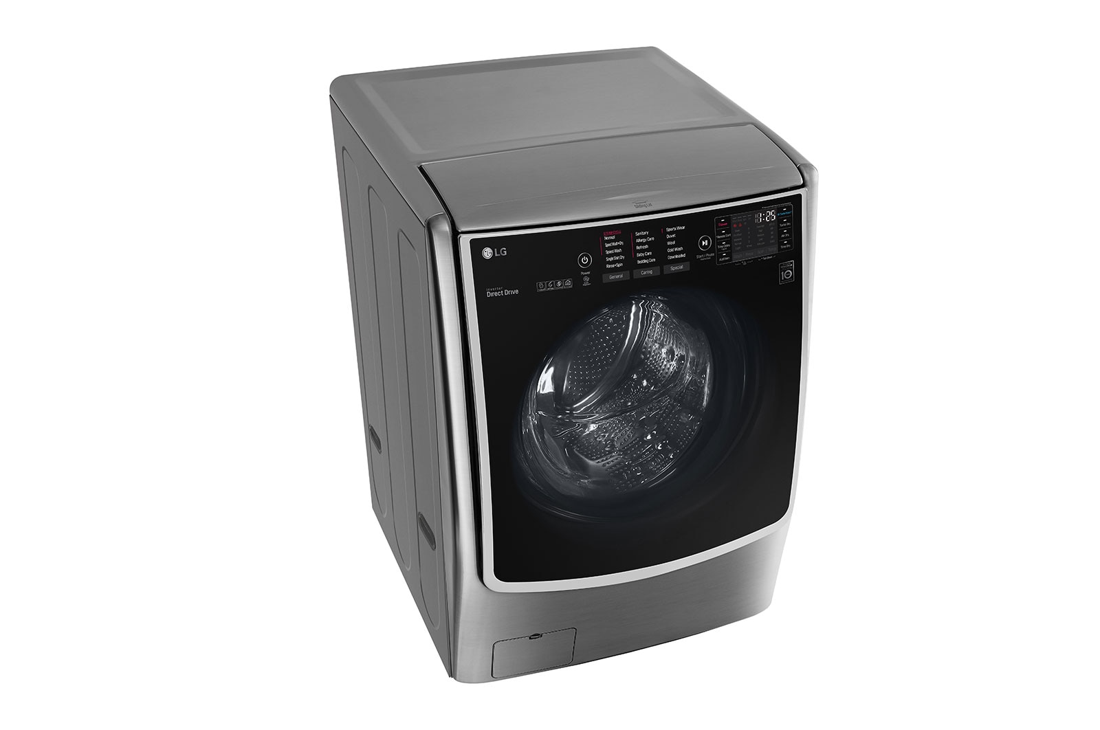LG TWINWash™ Aynı Anda 2 Farklı Yıkama, Ana Makine: 17Kg Yıkama+10Kg Kurutma, FH0C9CDHK7