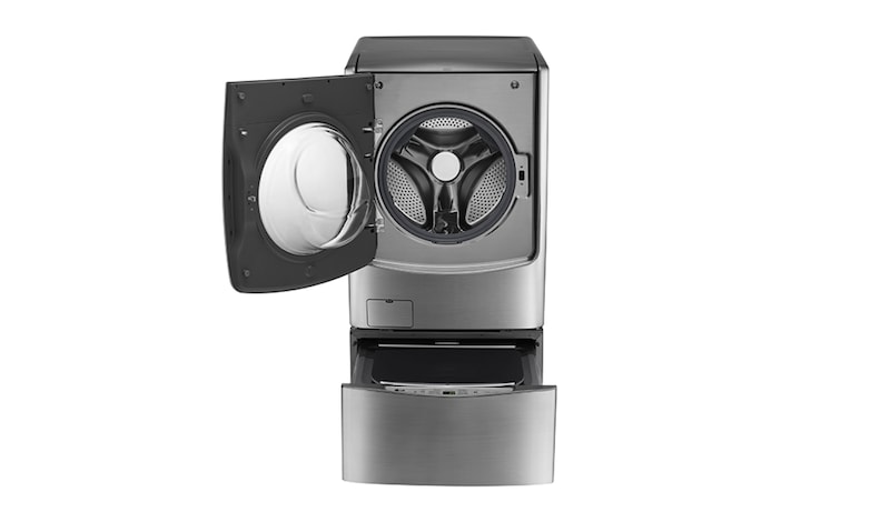 LG TWINWash™ Aynı Anda 2 Farklı Yıkama, Ana Makine: 20,5Kg Yıkama+10Kg Kurutma & TWINWash™Mini Makine: 3.5Kg Yıkama, FH0C9CDHK7/F70E1UDNK1