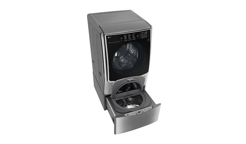 LG TWINWash™ Aynı Anda 2 Farklı Yıkama, Ana Makine: 20,5Kg Yıkama+10Kg Kurutma & TWINWash™Mini Makine: 3.5Kg Yıkama, FH0C9CDHK7/F70E1UDNK1