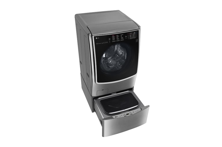 LG TWINWash™ Aynı Anda 2 Farklı Yıkama, Ana Makine: 20,5Kg Yıkama+10Kg Kurutma & TWINWash™Mini Makine: 3.5Kg Yıkama, FH0C9CDHK7/F70E1UDNK1