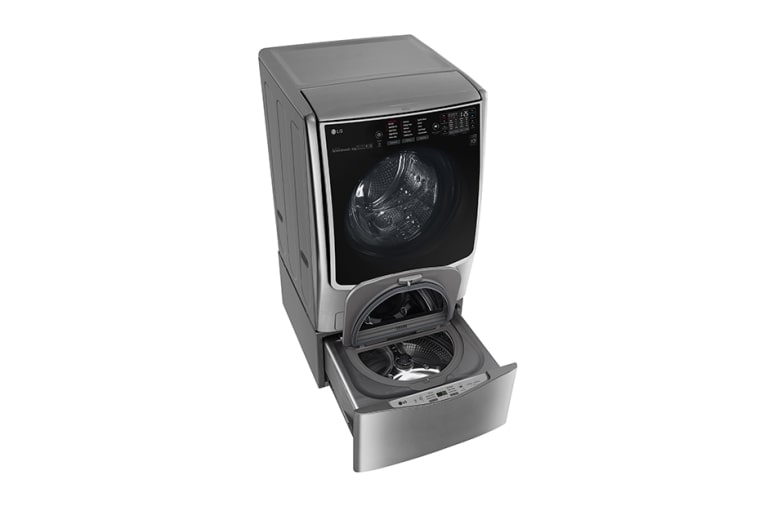 LG TWINWash™ Aynı Anda 2 Farklı Yıkama, Ana Makine: 20,5Kg Yıkama+10Kg Kurutma & TWINWash™Mini Makine: 3.5Kg Yıkama, FH0C9CDHK7/F70E1UDNK1