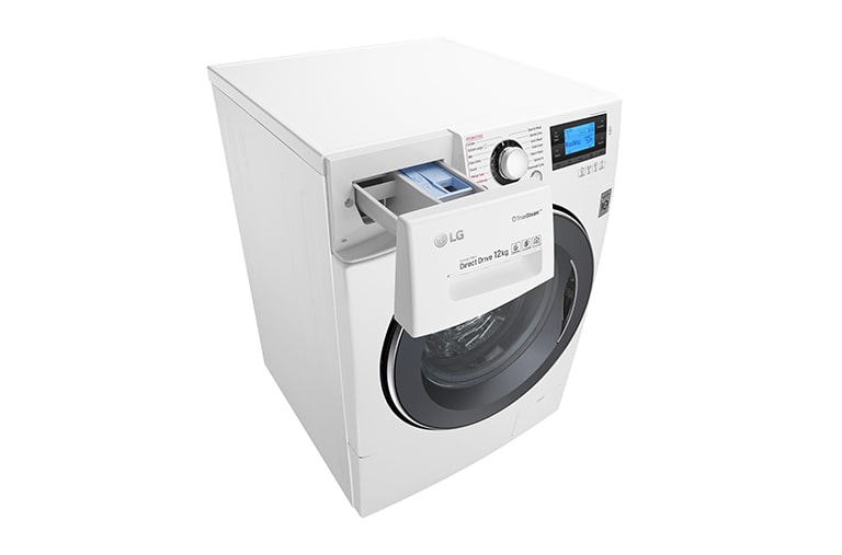 LG 12kg Yıkama "A+++(-55%)", 1400 Devir, Beyaz, TrueSteam™ Buhar, Anti-Alerjik, TurboWash™, FH495BDSK2