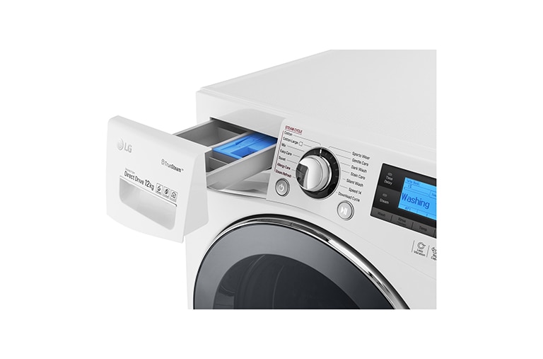 LG 12kg Yıkama "A+++(-55%)", 1400 Devir, Beyaz, TrueSteam™ Buhar, Anti-Alerjik, TurboWash™, FH495BDSK2